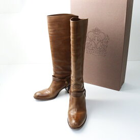 サルトル SARTORE SR2410 レザー アンクルストラップ 乗馬ブーツ 36/■ブラウン ロング ジョッキーブーツ 23.0〜23.5cm【2400014330045】【中古】