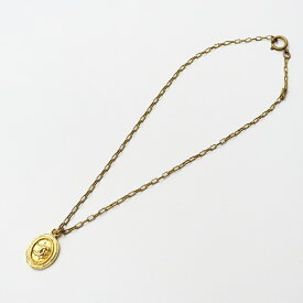 【期間限定価格】ヴィンテージアイテム シャネル CHANEL ココマーク オーバル チェーン ネックレス /ゴールド アクセサリー【2400014326260】【中古】