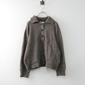 【期間限定価格】2024AW エムエイチエル マーガレットハウエル MHL. MARGARET HOWELL WASHABLE DRY WOOL スタンドカラーニット 2【2400014348958】【中古】