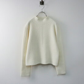 【期間限定価格】定価1.9万 ユナイテッドアローズ UNITED ARROWS ビルドネックニットプルオーバー/オフホワイト セーター ハイネック【2400014349795】【中古】