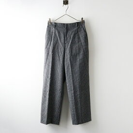 美品 ジャーナルスタンダード レリューム JOURNAL STANDARD relume カシミアブレンド フラノ ストレートパンツ 36 グレー【2400014346480】【中古】