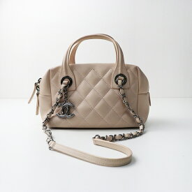 【期間限定価格】シャネル CHANEL 21番台 マトラッセ ラムスキン ショルダーバッグ /ピンク 斜めがけ クロスボディ 2WAY 【2400014371239】【中古】