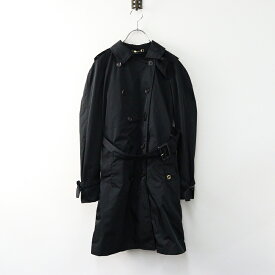 Archive 2012 GUCCI 309629 グッチ フリーダ期 ダブルブレスト ナイロントレンチコート 36 ブラック【2400014387711】【中古】