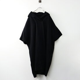 ジャーナルスタンダード ラックス JOURNAL STANDARD luxe ウールモッサ フーデッド ポンチョ コート /ブラック【2400014396164】【中古】