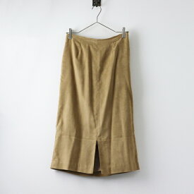 【期間限定価格】コラージュガリャルダガランテ COLLAGE GALLARDAGALANTE フェイクスエードタイトスカート 1/ベージュ ゴム スリット【2400014412727】【中古】