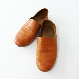 アウッタ AUTTAA レザースリッポンシューズ 35/ブラウン フラット ルームシューズ【2400014415841】【中古】