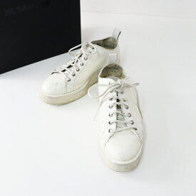 【期間限定価格】ジルサンダー Jil Sander JS34060A レザースニーカー 35/ホワイト シューズ 靴 イタリア製 22cm【2400014412420】【中古】
