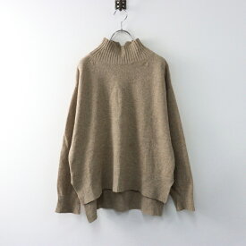 2020AW パラスパレス トオカ Pal'las Palace 十日 ハイネック ウール ニット プルオーバー 0/ベージュ トップス【2400014461909】【中古】