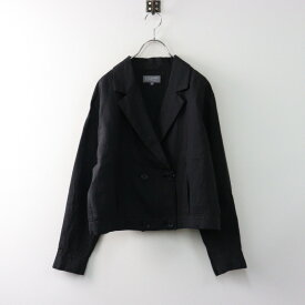 【期間限定価格】新品 2025SS マーガレットハウエル MARGARET HOWELL LINEN SILK リネンシルク ダブルボタンテーラードシャツ 1 黒【2400014466188】【中古】