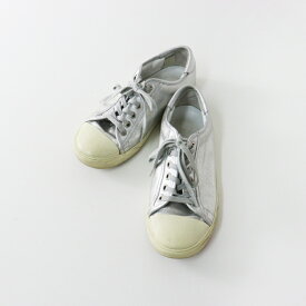 【期間限定価格】セリーヌ CELINE メタリックレザー ローカット スニーカー 37(24cm)シルバー/シューズ【2400014450736】【中古】