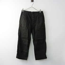 【期間限定価格】マーガレットハウエル MARGARET HOWELL コットンツイルタックパンツ 2/チャコールグレー【2400014474466】【中古】