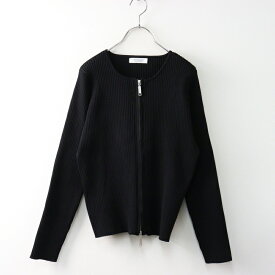【期間限定価格】美品 2023AW アーバンリサーチ サニーレーベル URBAN RESEARCH Sonny Label リブWジップカーディガン F/ブラック【2400014493764】【中古】