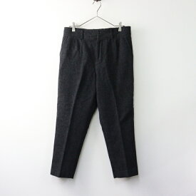 プランテーション Plantation ウールストレッチテーパードパンツ M グレー/ベーシック ボトムス【2400014497793】【中古】