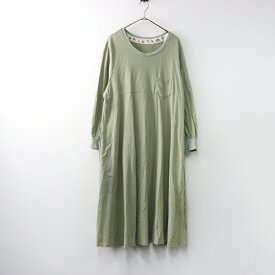 大きいサイズ アズノゥアズ オオラカ as know as olaca must have カットソーフレアワンピース 15/カーキ ドレス ロング【2400014500295】【中古】