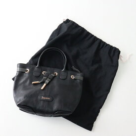 美品 レペット repetto Arabesque アラベスク ソフトレザー スモール 2AWY レッスンバッグ /ブラック リボン【2400014490213】【中古】