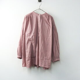 【期間限定価格】美品 アーバンリサーチ ドアーズ URBAN RESEARCH DOORS コットンボイルギャザーブラウス M ピンク【2400014510645】【中古】