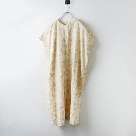 【期間限定価格】極美品 2024SS マーブルシュッド marble SUD EMB coro coro panda フレンチスリーブ ワンピース/イエロー パンダ 刺繍【2400014496017】【中古】