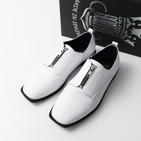 【期間限定価格】ボントレ BONTRE 20251 センタージップシューズ 37/ホワイト 23.5cm レザー 牛革 靴 スペイン製【2400014513646】【中古】