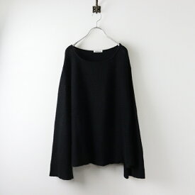 【期間限定価格】2021SS ドゥーズィエムクラス Deuxieme Classe EVERYDAY I LIKE Summer Wide ニット/ブラック トップス ゆったり 【2400014537642】【中古】