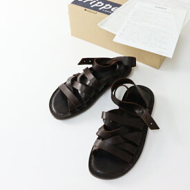 トリッペン trippen Nepal レザーストラップメッシュサンダル 37/ブラウン シューズ ネパール 23.5-24cm【2400014539226】【中古】