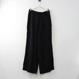 定価10万 2025SS ドゥーズィエムクラス Deuxieme Classe ゴシェール GAUCHERE STANDARD TROUSER パンツ 36/ブラック【2400014552201】【中古】
