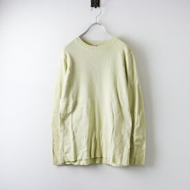 【期間限定価格】ドレステリア DRESSTERIOR コットン ニットプルオーバー 36/イエロー系 トップス 長袖 【2400014550078】【中古】