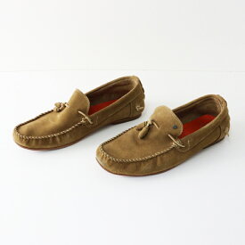 【期間限定価格】メンズ ディーゼル DIESEL スウェードレザータッセルローファーシューズ 44(28.5cm)ベージュ【2400014554083】【中古】