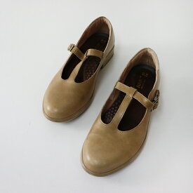 【期間限定価格】ナオト NAOT TETE Tストラップ レザー シューズ 37｜ベージュ 本革 アリゾナタン【2400014577679】【中古】