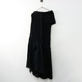 【期間限定価格】未使用 2024AW 定価9.6万 タオ コムデギャルソン tao COMME des GARCONS アシンメトリー パッチワーク ワンピース【2400014568974】【中古】