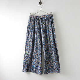 【期間限定価格】美品 2024AW マーブルシュッド marble SUD 木のぼりパンダハカマパンツ＼グレー ワイド キュロット イージー ゴム【2400014597554】【中古】