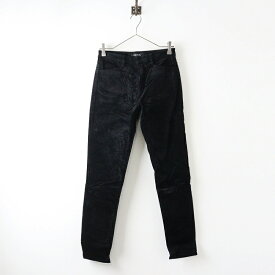 【期間限定価格】ルーニィ LOUNIE ストレッチ別珍素材 スリムスキニーパンツ 36 ブラック┃黒 ボトムス【2400014583441】【中古】