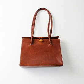 エンリーベグリン HENRY BEGUELIN バーニーズ BARNEYS 別注 レザーハンドバッグ＼ブラウン トートバッグ【2400014606485】【中古】