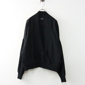 ディーゼル DIESEL Kesa Long Sleeve T-Shirt 深Vネック ドルマン切替プルオーバーブラウス S ブラック┃カットソー【2400014580860】【中古】