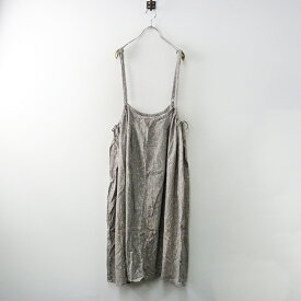 未使用 サマンサモスモス Samansa Mos2 花柄キャミワンピース F｜グレー系 トップス ジャンパースカート 【2400014619645】【中古】