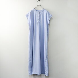 【期間限定価格】美品 2025SS 今季 フリークスストア FREAK'S STORE 接触冷感 UV AIRDRY HIGHCOOL ヘンリーネックワンピース F‖サックス【2400014626582】【中古】