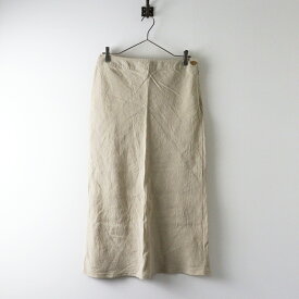 【期間限定価格】パラスパレス Pal'las Palace リネンロングスカート 3＼キナリ ベージュ タイト【2400014619300】【中古】