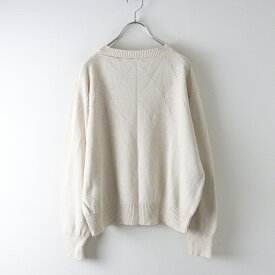 【期間限定価格】スコットランド製 2023年 マーガレットハウエル MARGARET HOWELL LINEN COTTON KNIT リネンコットンニット 2┃【2400014637212】【中古】