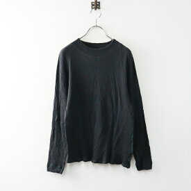 【期間限定価格】2023 パラスパレス pal'las palace コットンストレッチ モックネック 長袖カットソー 0 チャコール/日本製 トップス【2400014461442】【中古】