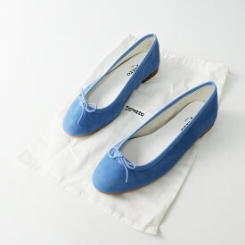 【期間限定価格】未使用 レペット repetto CENDRILLON サンドリオン スウェードレザー バレエシューズ 36｜ブルー 23.3cm フラット 【2400014642995】【中古】