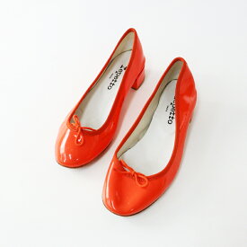 【期間限定価格】レペット repetto CAMILLE エナメル バレエシューズ 35＼オレンジ バレリーナ ヒール パンプス カミーユ 22.5cm【2400014645934】【中古】