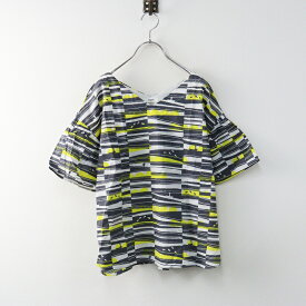 【期間限定価格】マーブルシュッド marble SUD Lakeshore Vネック プルオーバー カットソー ｜グレー トップス 半袖 シャツ【2400014650600】【中古】