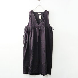 未使用 サマンサモスモス Samansa Mos2 脇リボンVネックジャンパースカート F｜パープル トップス ワンピース【2400014656350】【中古】