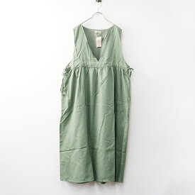 未使用 サマンサモスモス Samansa Mos2 脇リボンVネックジャンパースカート F｜グリーン トップス ワンピース【2400014656381】【中古】