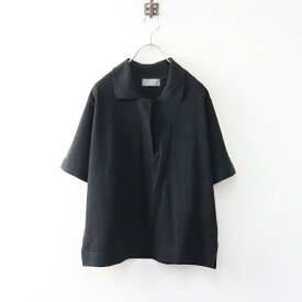 【期間限定価格】2025SS マーガレットハウエル MARGARET HOWELL ORGANIC COTTON PIQUE コットン ピケ ポロシャツ 2｜ブラック【2400014657388】【中古】