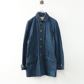 【期間限定価格】パラスパレス Pal'las Palace インディゴ ショートコート 2｜ネイビー 羽織り アウター 前開き 長袖【2400014666861】【中古】