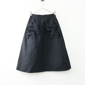 定価32780円 2024AW ジェーンマープル Jane Marple メニィリボン Aラインスカート M ブラック┃ボトムス【2400014668827】【中古】