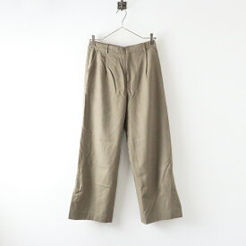 UNTITLED アンタイトル ウールベーシックワイドパンツ 1 ブラウン┃ボトムス【2400014671537】【中古】