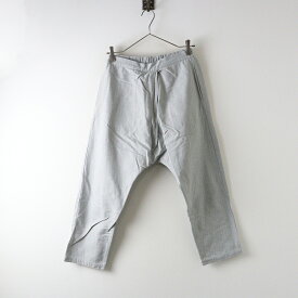 ナナデェコール nanadecor コットンヘリンボーンイージーサルエルパンツ＼グレー系 ゴム【2400014663709】【中古】