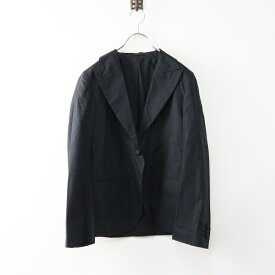 マーガレットハウエル MARGARET HOWELL 1Bコットンテーラードジャケット 1＼ブラック アウター 羽織り【2400014687651】【中古】