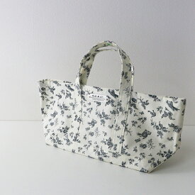 【期間限定価格】オールドマンズテーラー R&D.M.Co- GARDEN TOTE BAG ガーデントートバッグ S┃ホワイト フラワー 花柄【2400014699395】【中古】